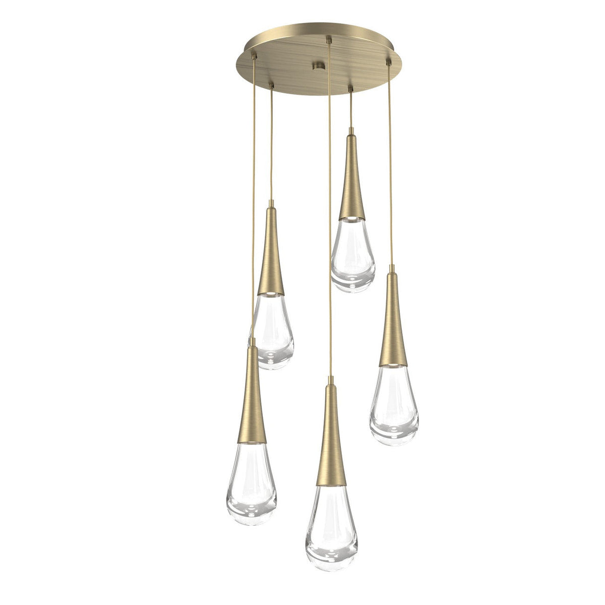 Water Drop Liquid Round Chandelier