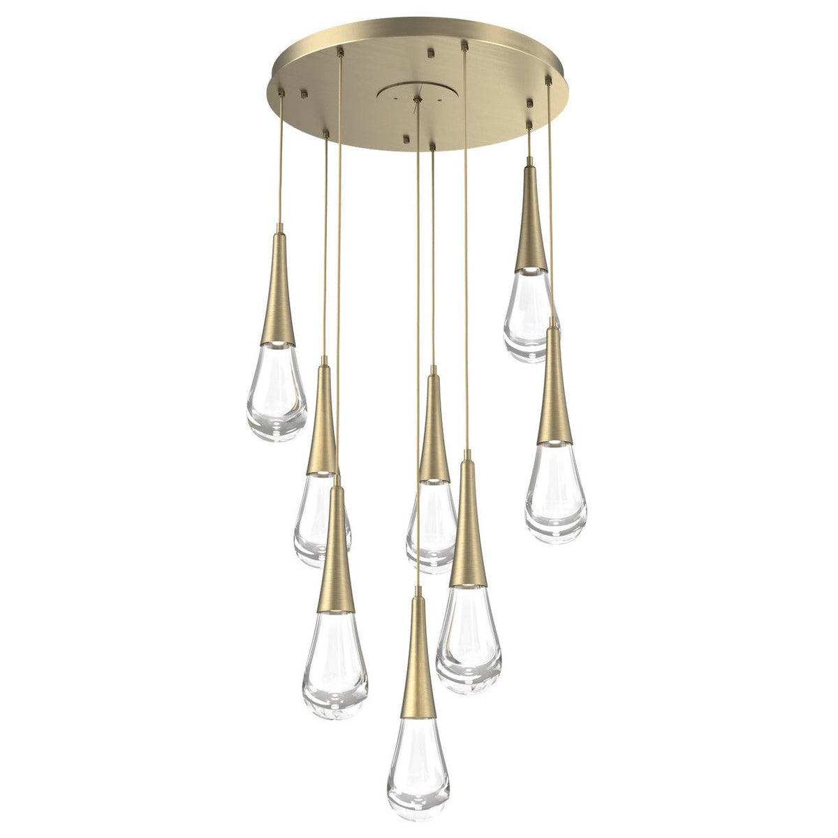 Water Drop Liquid Round Chandelier
