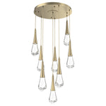 Water Drop Liquid Round Chandelier