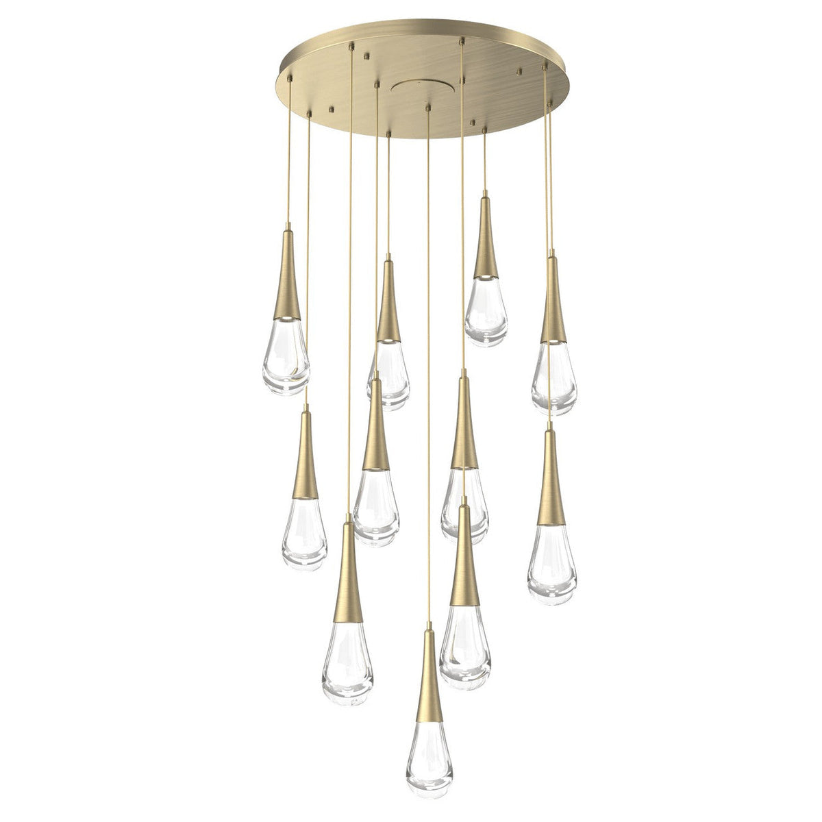 Water Drop Liquid Round Chandelier