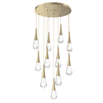 Water Drop Liquid Round Chandelier