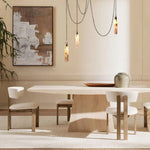 Alabaster Flint 5 Lights Cluster Round Chandelier