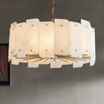 Alabaster Lorry Round Chandelier