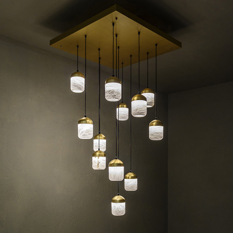 Alabaster Harmony Multi-Light Chandelier