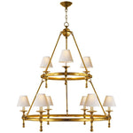Nove Classic Two-Tier Ring Chandelier