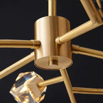 Angle Faceted Crystal Modern Chandelier
