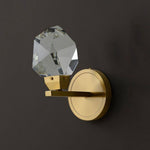 Angle Faceted Crystal Wall Sconce