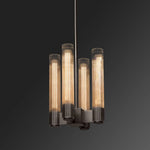 Vallon Etched Glass Pendant Light