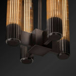 Vallon Etched Glass Pendant Light