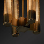 Vallon Etched Glass Pendant Light