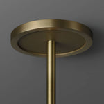 Vallon Etched Glass Pendant Light