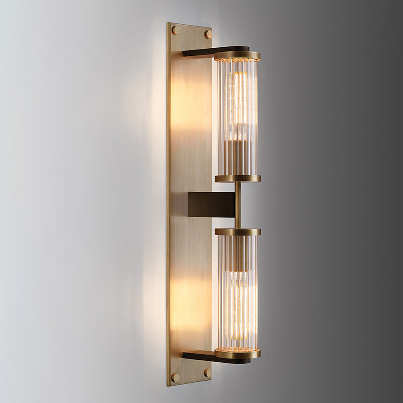 Vallon Channel Glass Linear Wall Sconce