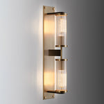 Vallon Channel Glass Linear Wall Sconce