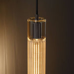 Vallon Channel Glass Pendant Light