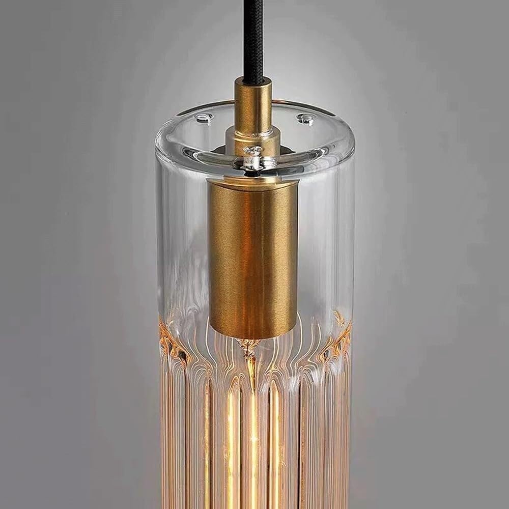 Vallon Channel Glass Pendant Light