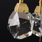 Angle Faceted Crystal Multi-Lights Round Chandelier