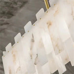 Alabaster Acropolis Modern Linear Chandelier