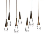 Raindrop Glass Linear Chandelier - jchandelier
