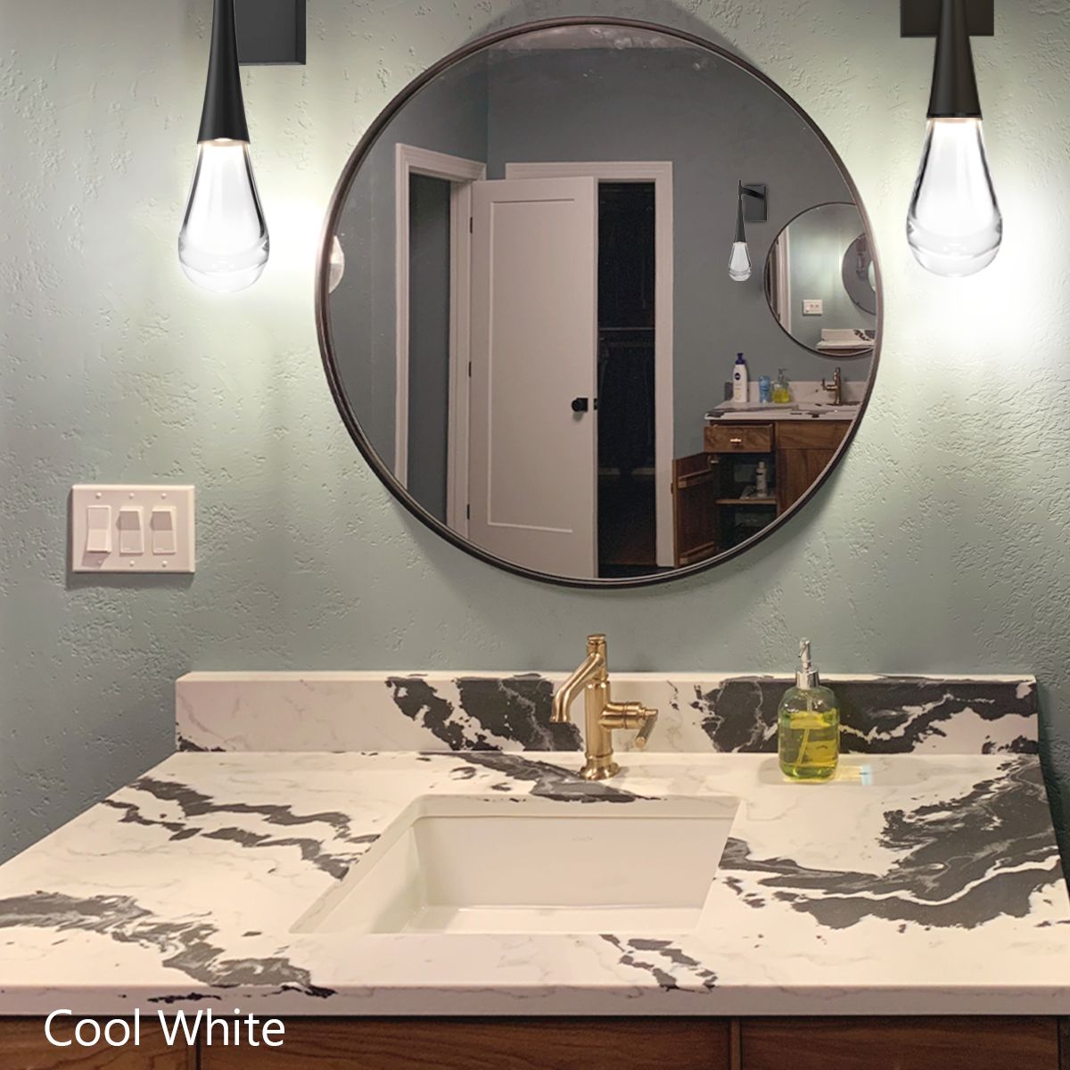 Water Drop Liquid Wall Sconce