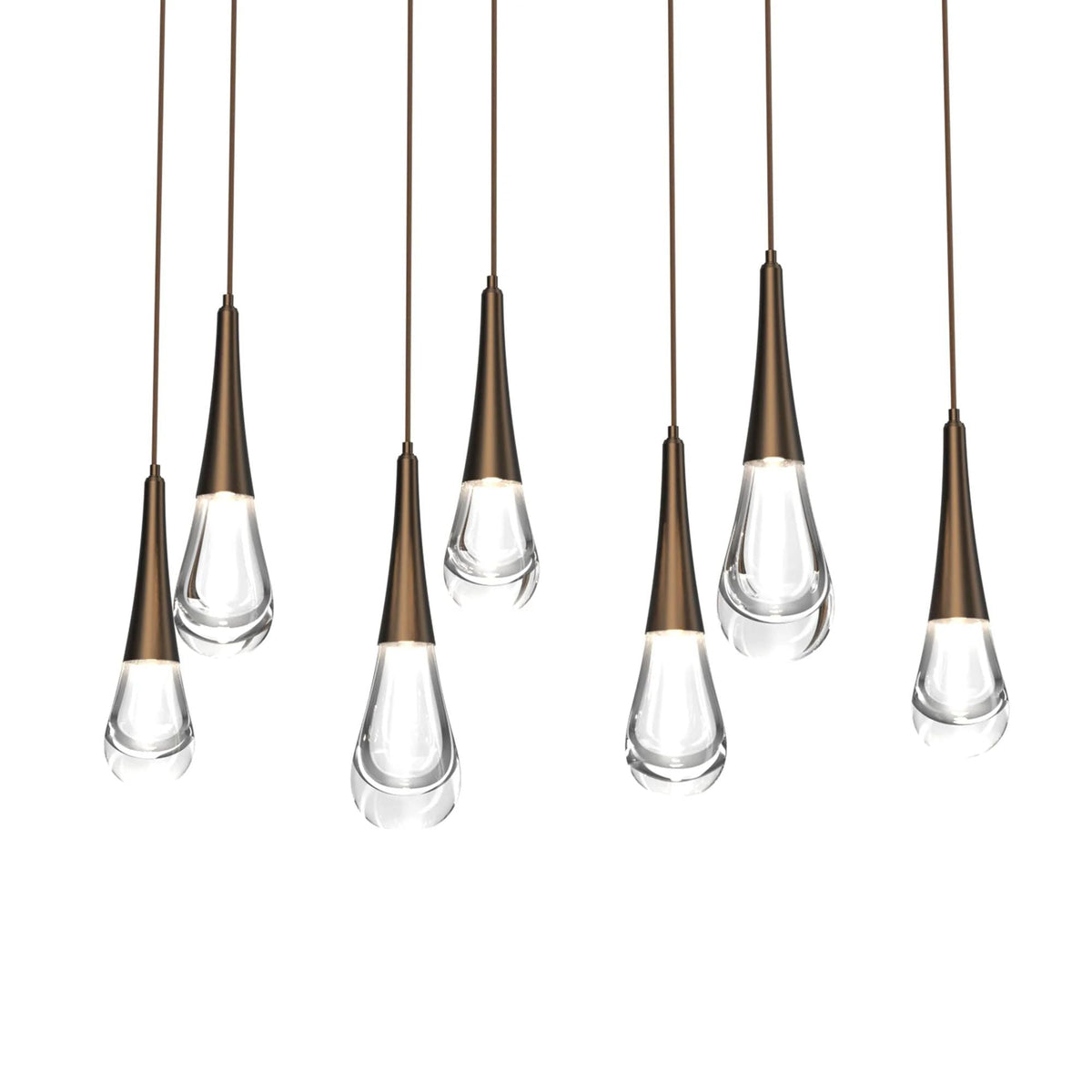 Water Drop Liquid Rectangle Chandelier