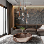 Water Drop Liquid Round Chandelier