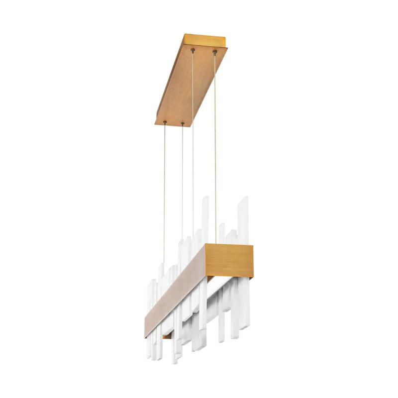 Alabaster LED Linear Chandelier - Lamplives
