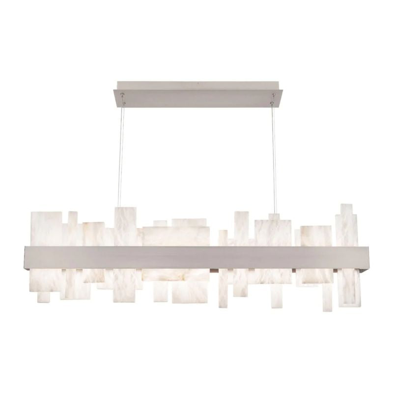 Alabaster LED Linear Chandelier - Lamplives