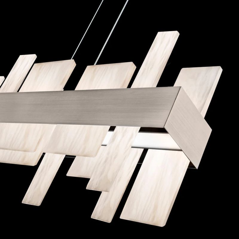 Alabaster LED Linear Chandelier - Lamplives
