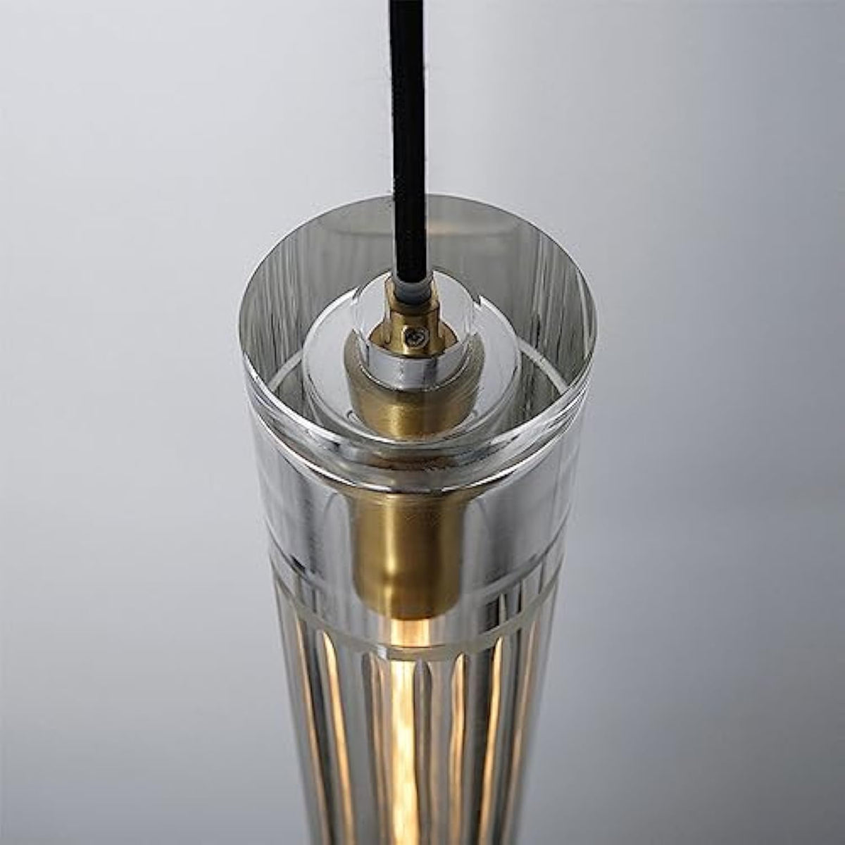 Vallon Channel Glass Pendant Light
