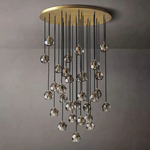 Boule De Crystal Round Chandelier 40"