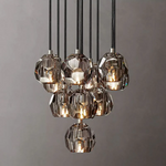 Boule De Crystal Round Cluster Chandelier 14"