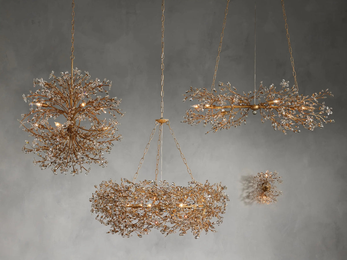 Fiore Delicate Petals Round Chandelier
