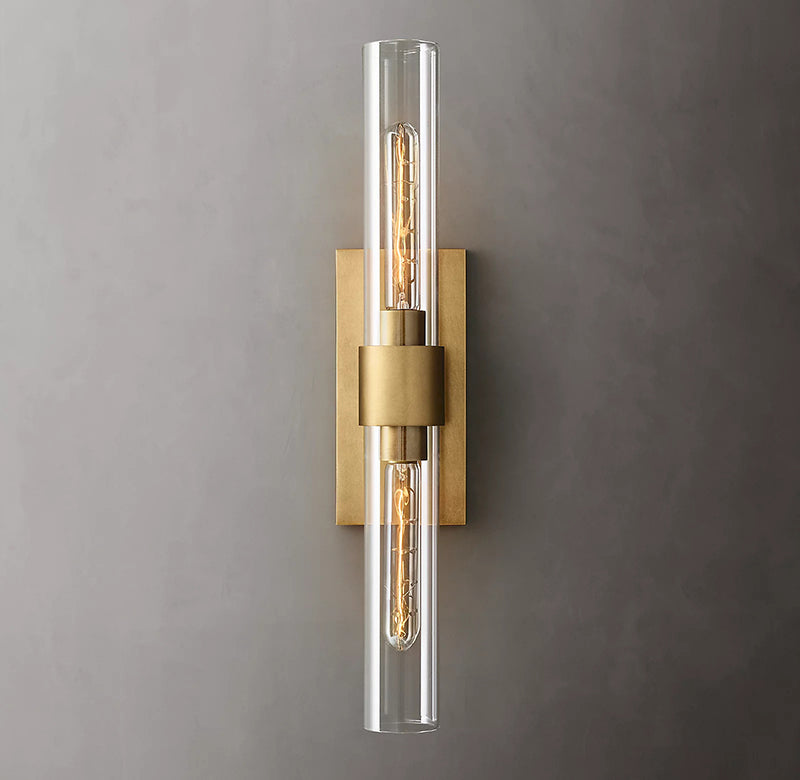 Ravelle Luxe Glass Linear Wall Sconce