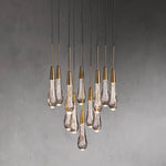Soltaire Raindrop Crystal Round Chandelier