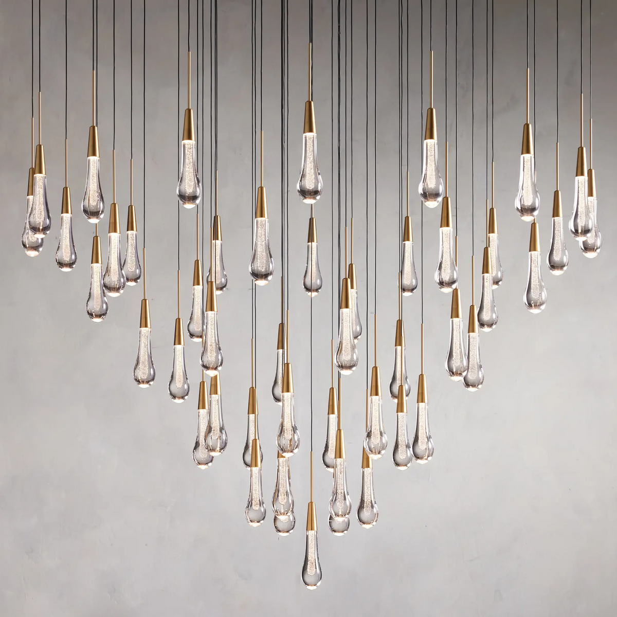 Soltaire Raindrop Crystal Round Chandelier