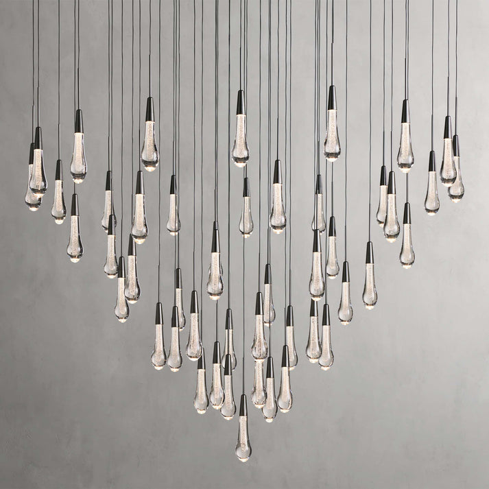 Soltaire Raindrop Crystal Round Chandelier