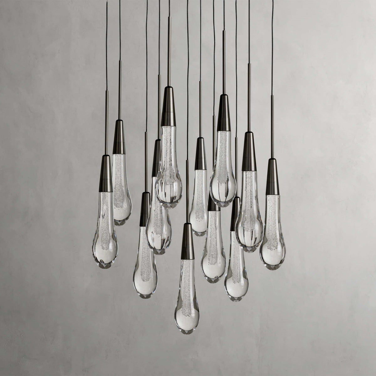 Soltaire Raindrop Crystal Round Chandelier