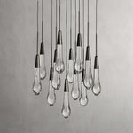 Soltaire Raindrop Crystal Round Chandelier