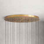 Soltaire Raindrop Crystal Round Chandelier