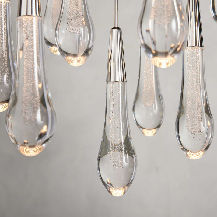 Soltaire Raindrop Crystal Round Chandelier