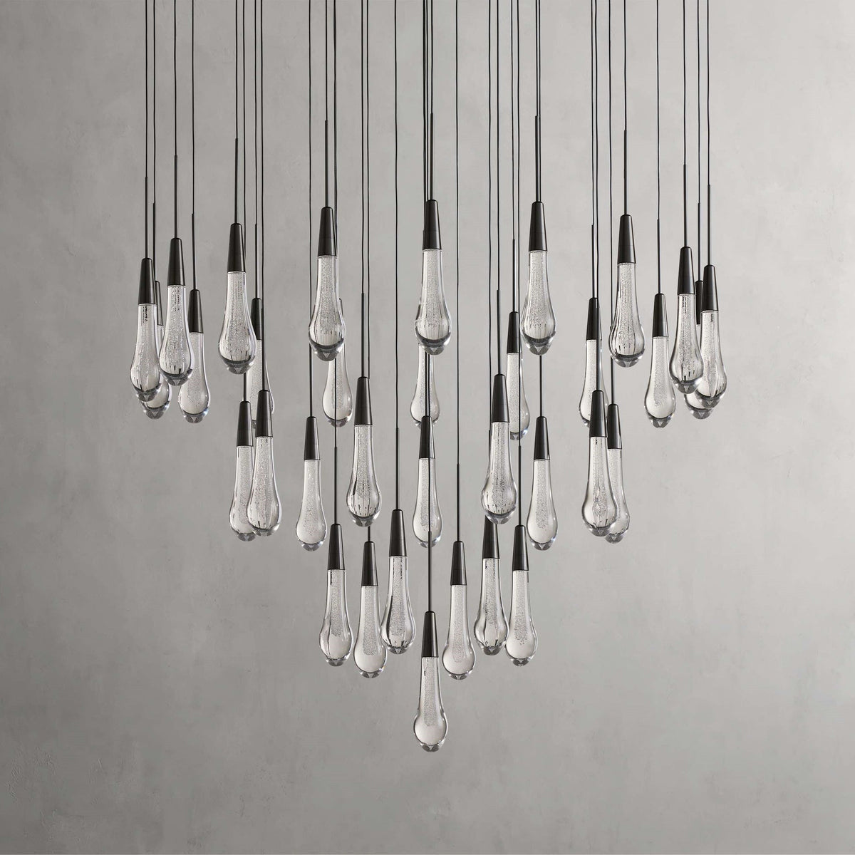 Soltaire Raindrop Crystal Round Chandelier
