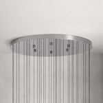 Soltaire Raindrop Glass Round Chandelier