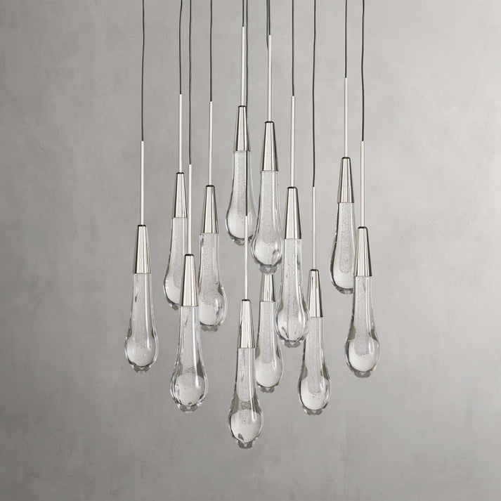 Soltaire Raindrop Crystal Round Chandelier