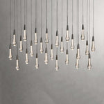 Soltaire Raindrop Crystal Linear Chandelier