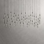 Soltaire Raindrop Crystal Linear Chandelier