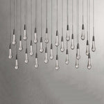 Soltaire Raindrop Crystal Linear Chandelier
