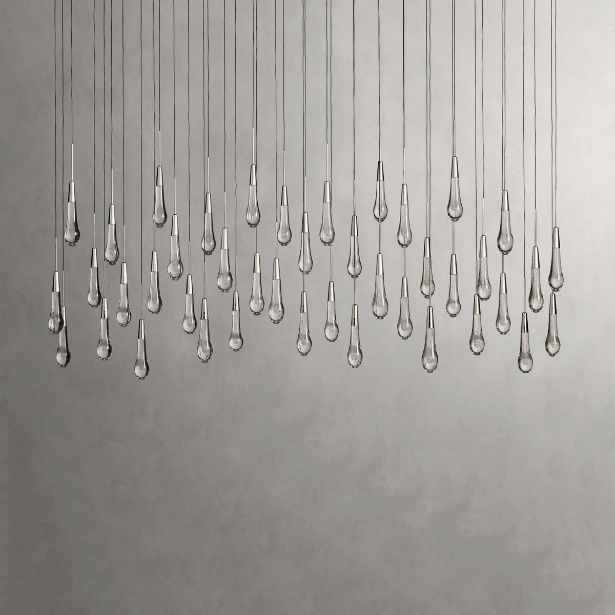 Soltaire Raindrop Crystal Linear Chandelier