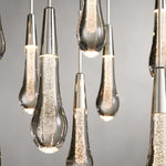 Soltaire Raindrop Crystal Linear Chandelier