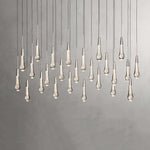 Soltaire Raindrop Crystal Linear Chandelier