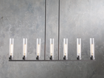Andreas Modern Glass Linear Chandelier